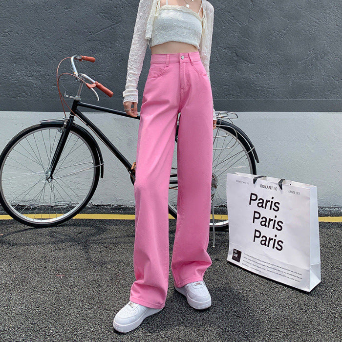 Women Flared Soild Jeans