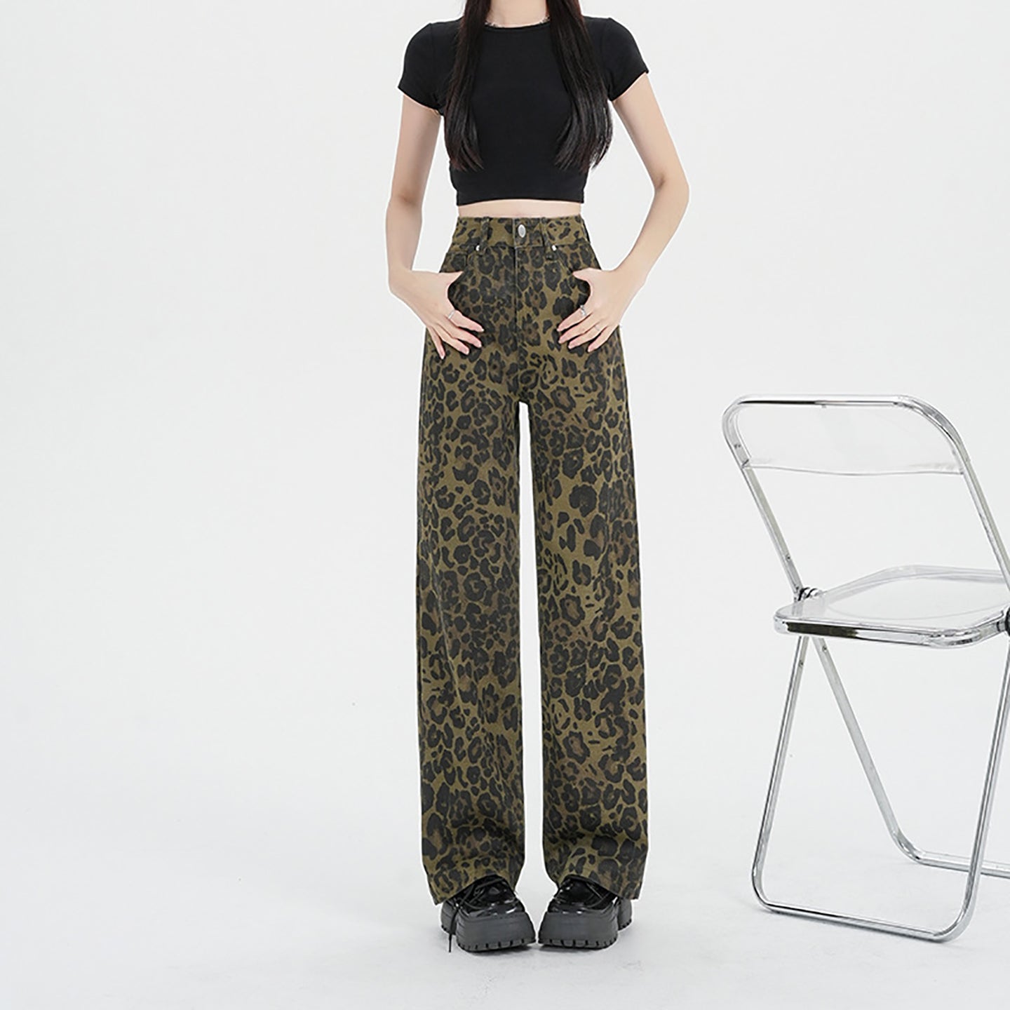 Women Printed High-Rise Printed Stretchable Jeans
