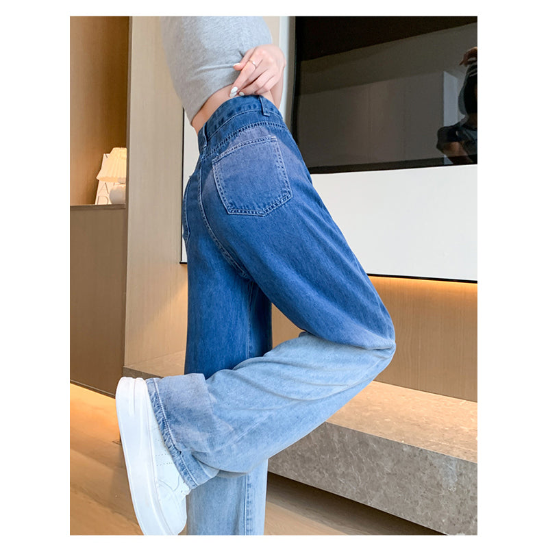 Women Medium Blue Flared High-Rise Jeans