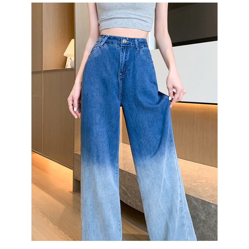 Women Medium Blue Flared High-Rise Jeans