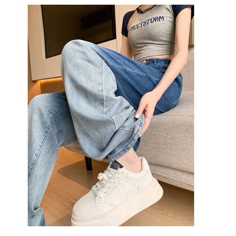 Women Medium Blue Flared High-Rise Jeans