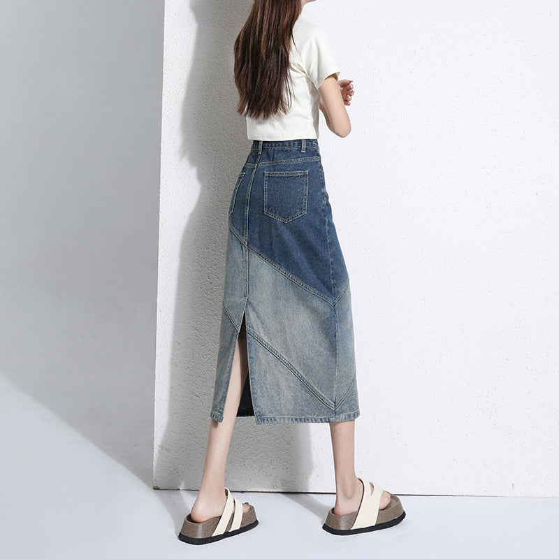 Women Wide Leg Heavy Fade Jeans