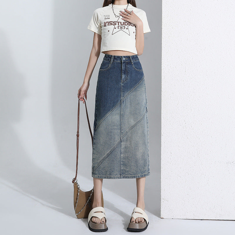 Women Wide Leg Heavy Fade Jeans