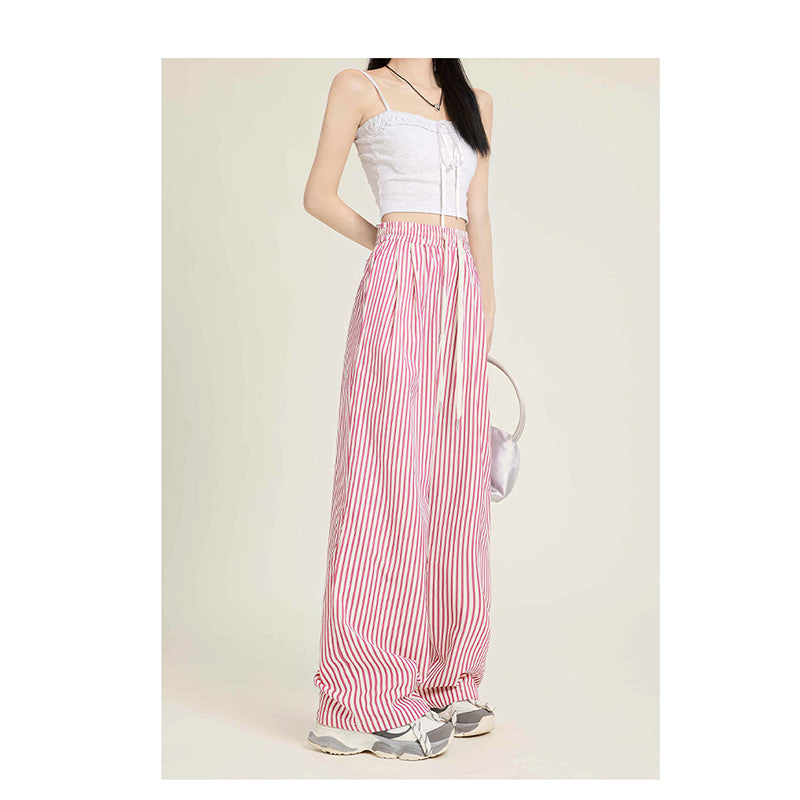 Women Striped Loose Fit Trousers