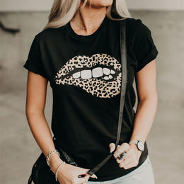 Women Graphic Printed Short Sleeves Regular Fit T-shirt