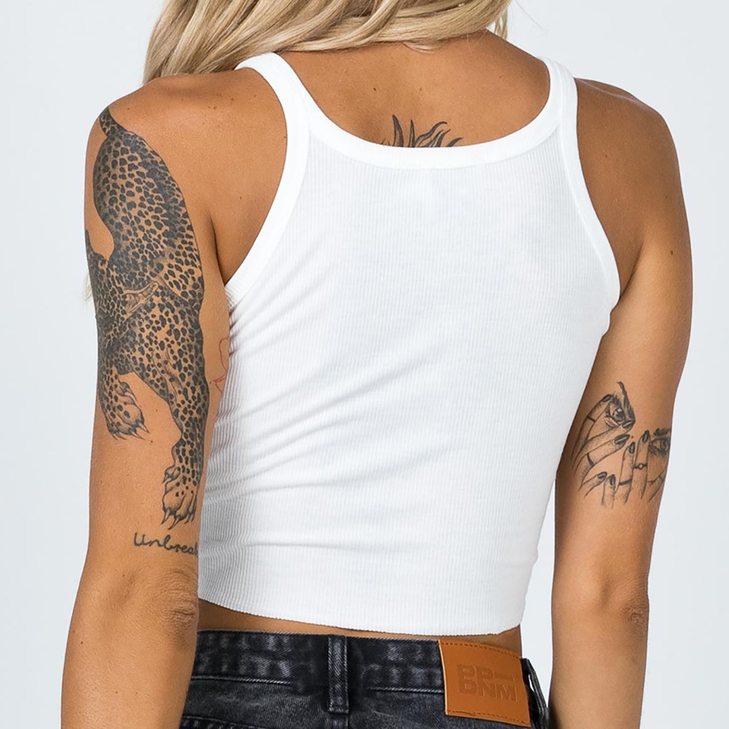 Women Graphic Scoop Neck Crop Top