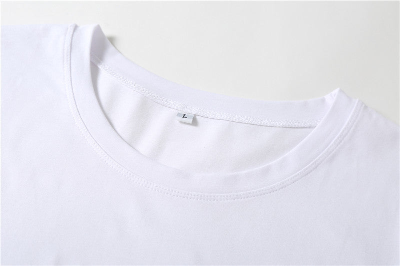 Typography Printed Round Neck Crop Top
