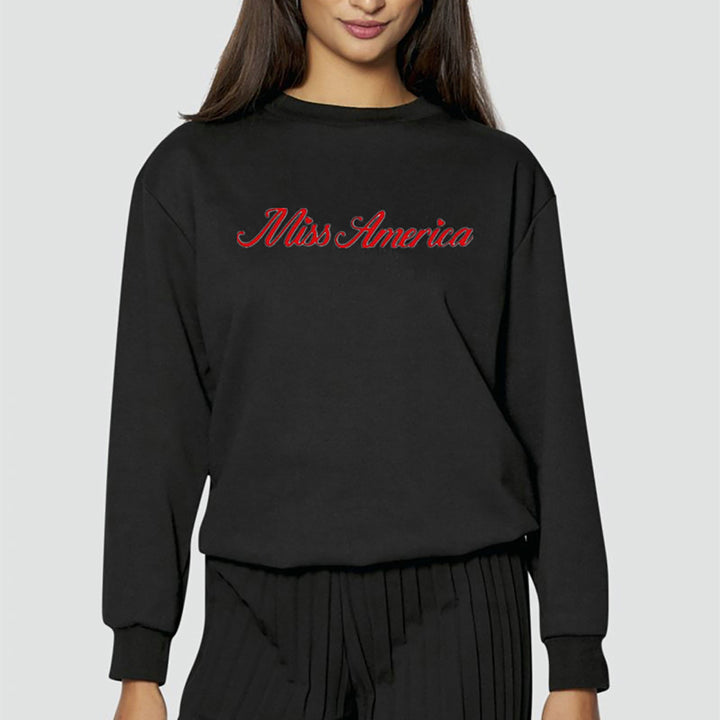 Women Typography Print Long Sleeves Top