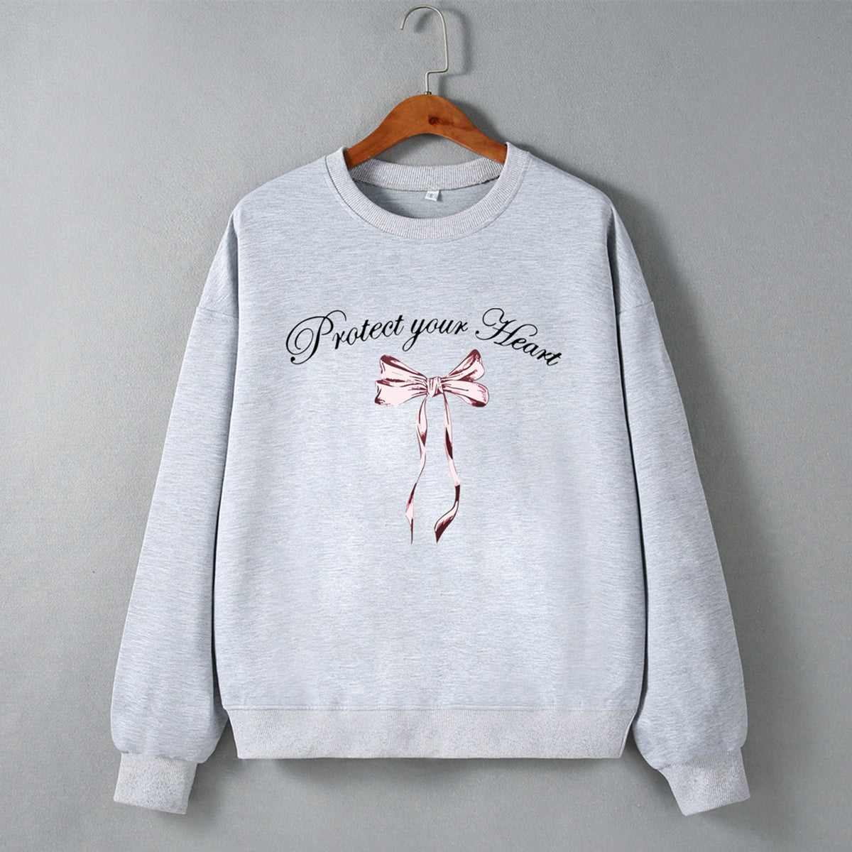 Women Typography Printed Cotton Regular Sweatshirts
