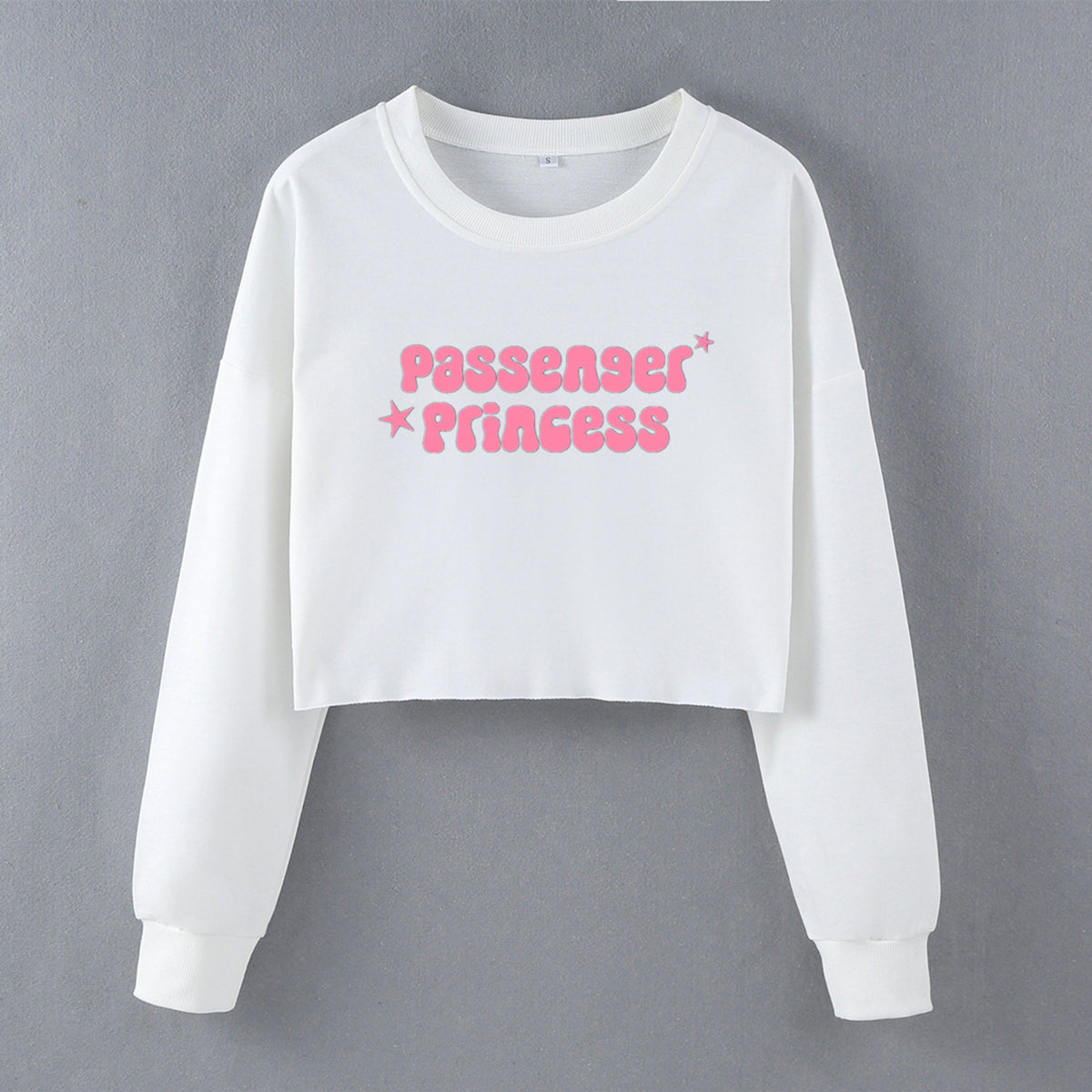 Women Typography Printed Crop Top