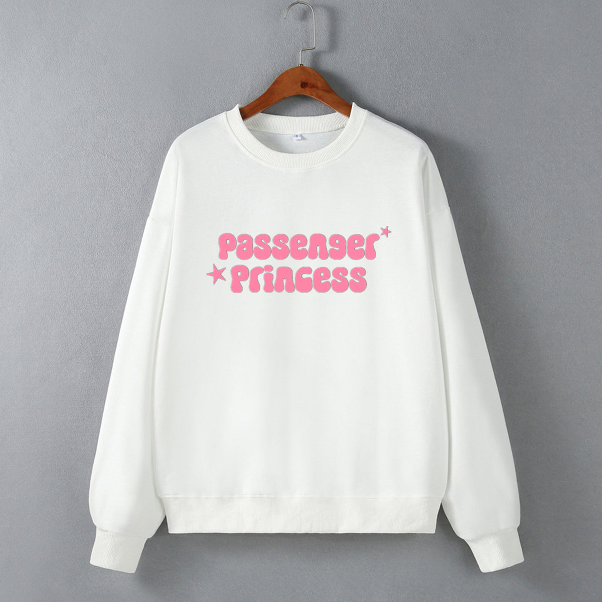 Women Typography Printed Cotton Top Pullover