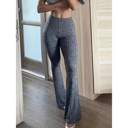 Women Mid-Rise Bootcut Trousers