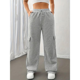 Women Straight Fit Easy Wash Cargos