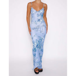 Floral Printed Georgette Maxi Dress