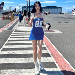 Short Sleeves Bodycon Mini Dress