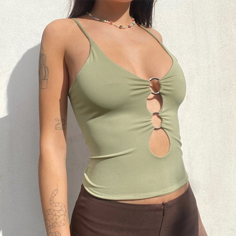 Solid Sleeveless Tank Top