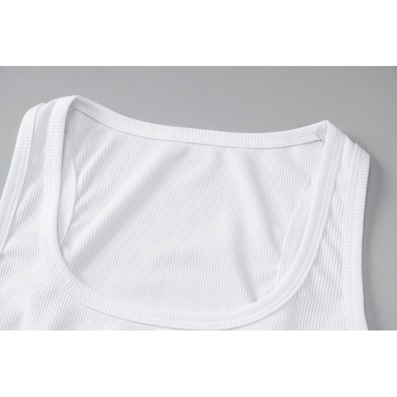 Emblished Georgette Tank Top