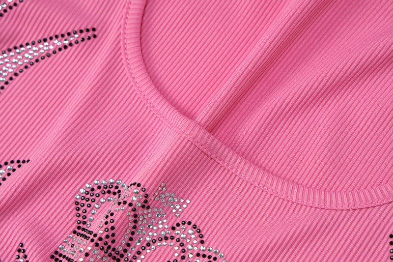 embellished tank crop top