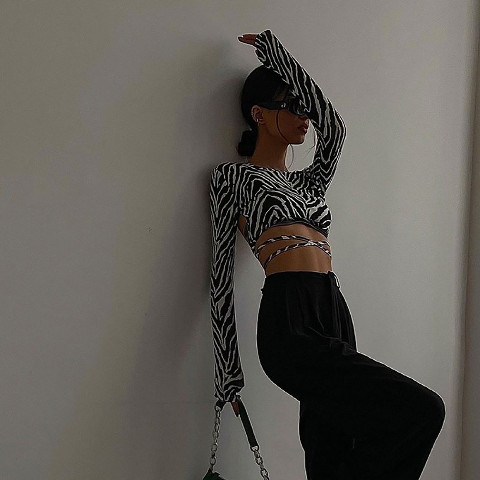 Printed Crop Top