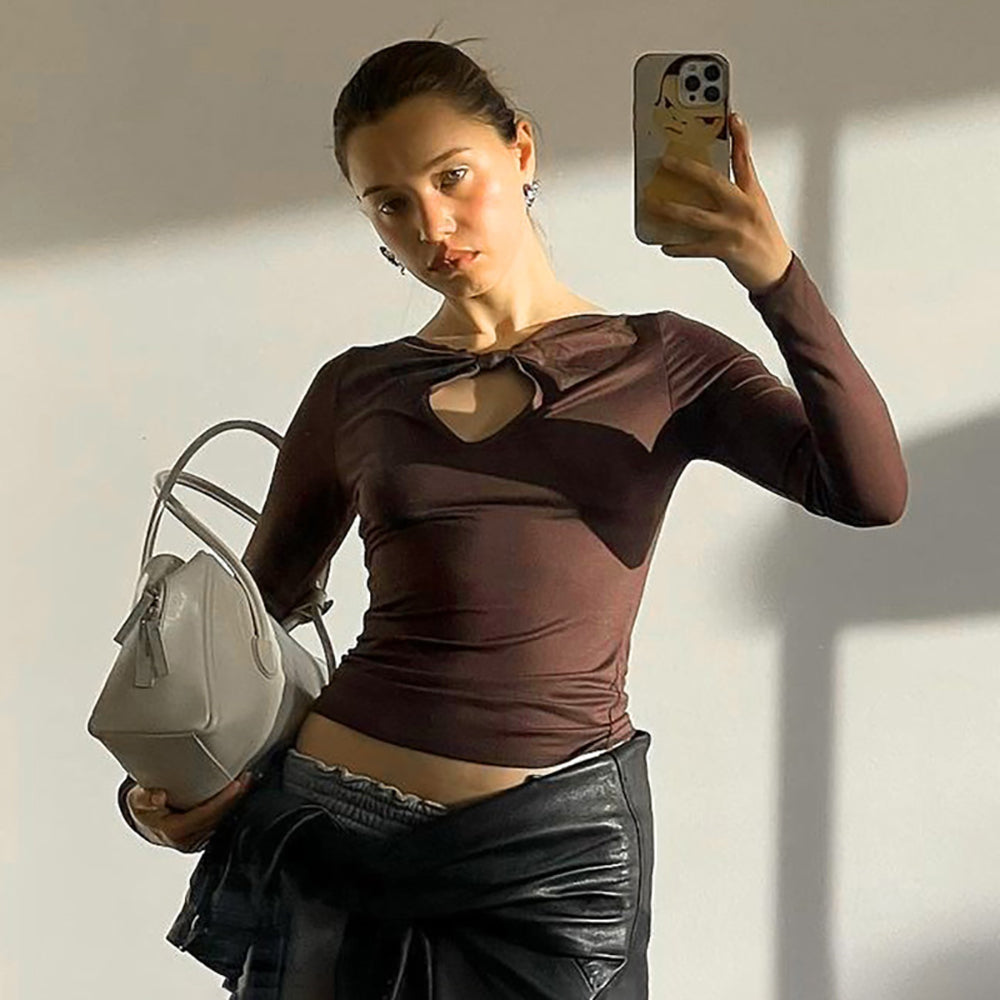 Women Extended Sleeves Top