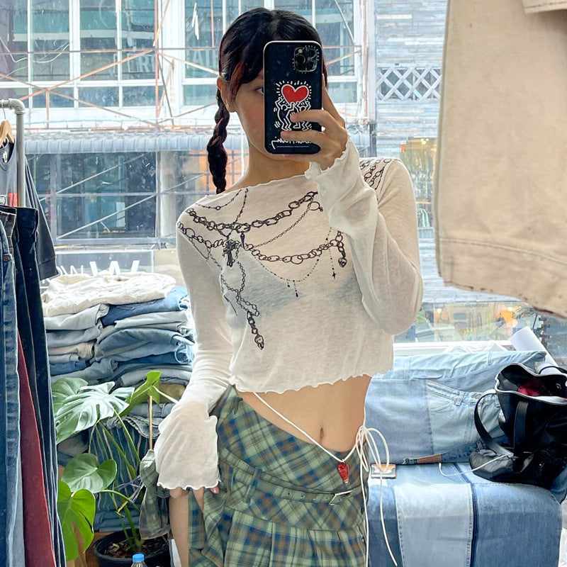 Women Boat Neck Long Sleeves Top