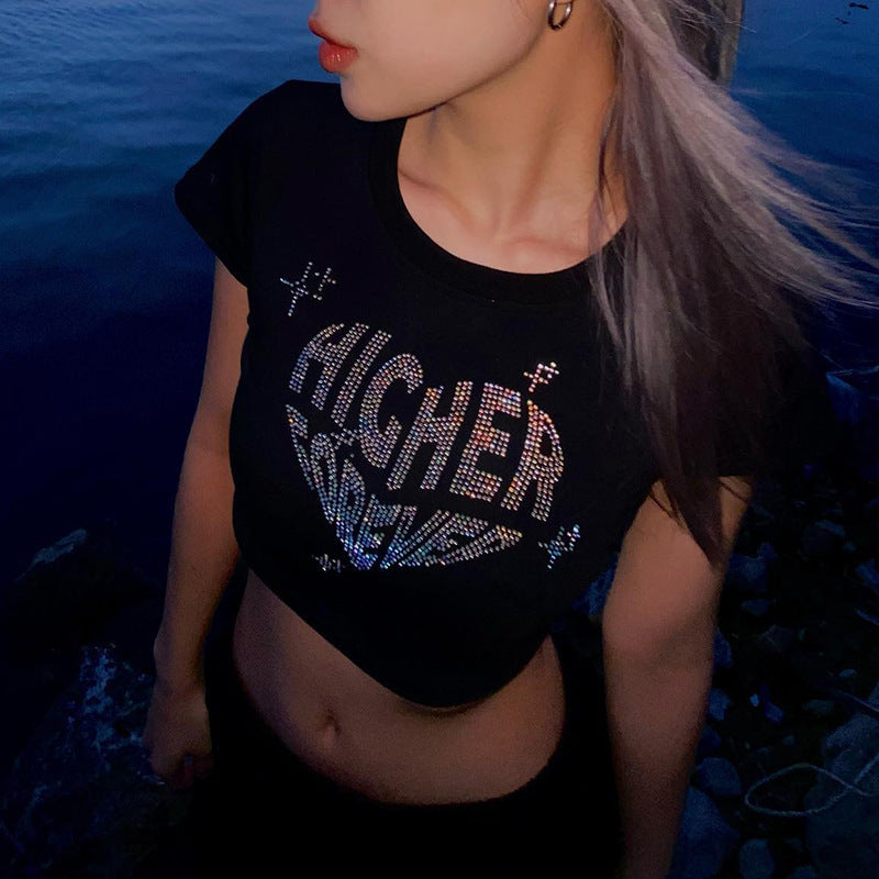 embellished Printed Top