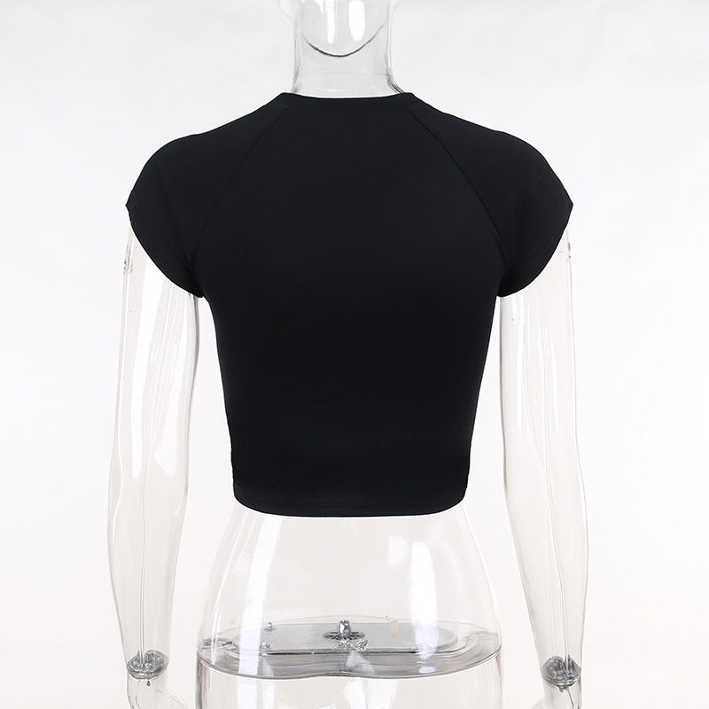 Typography Printed Top