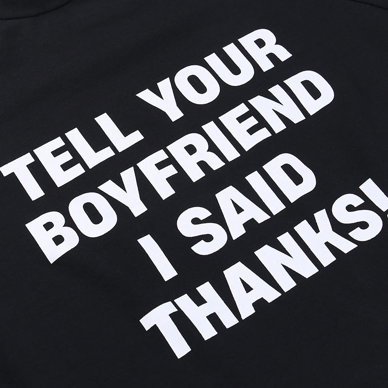 Typography Printed Top