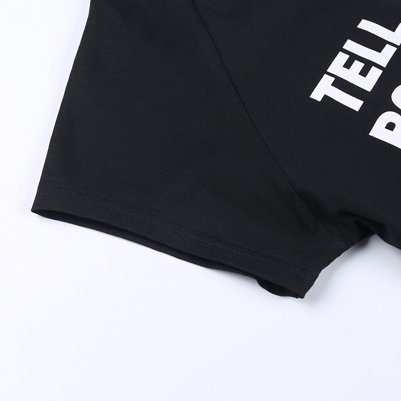 Typography Printed Top