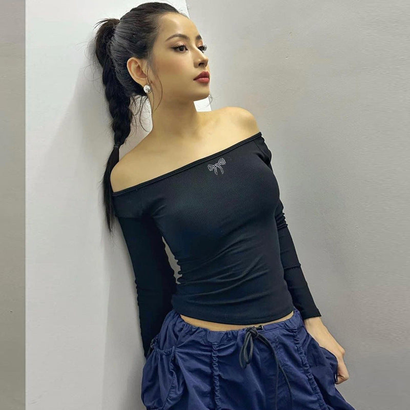 Off-Shoulder Bardot Crop Top
