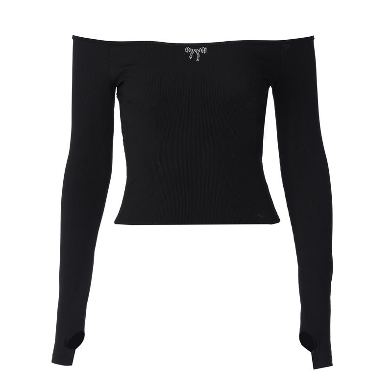 Off-Shoulder Bardot Crop Top