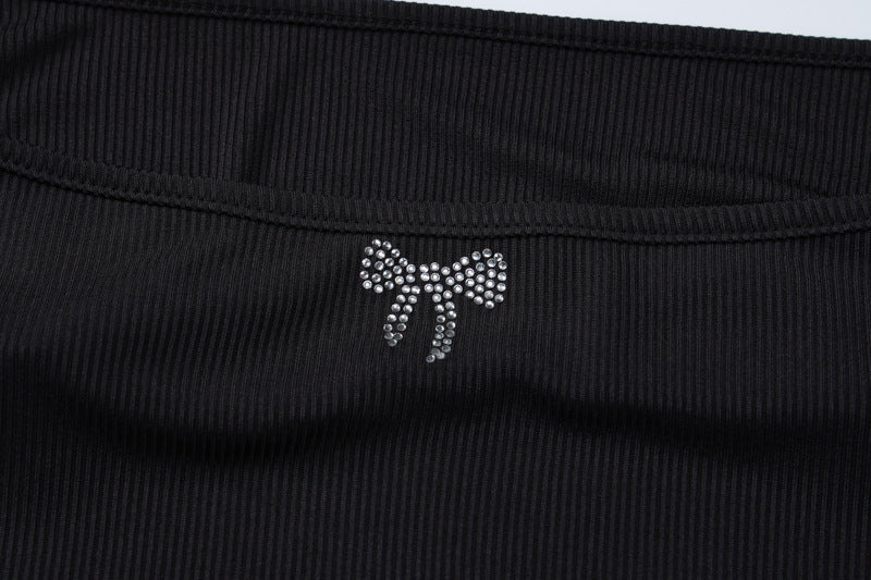 Off-Shoulder Bardot Crop Top
