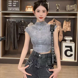 Women Solid Round Neck Top