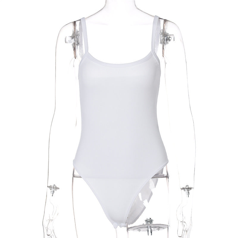 Scoop Neck Sleeveless Bodysuit