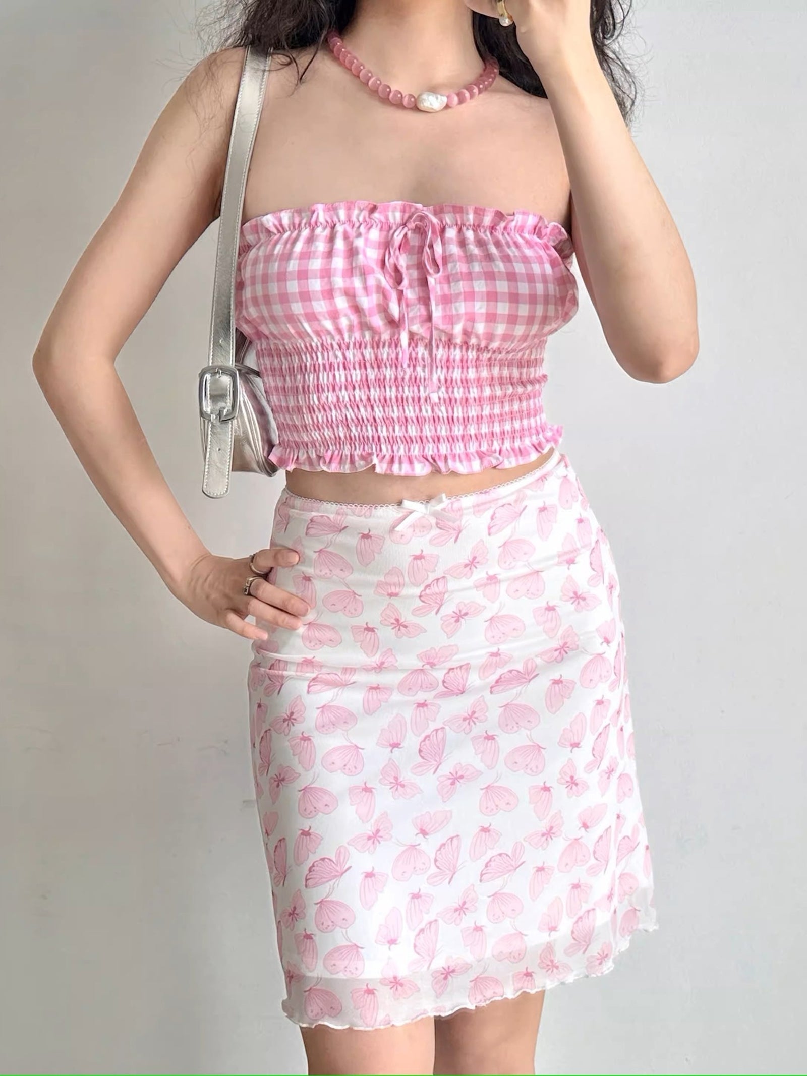 Women Printed Pencil Mini Skirt