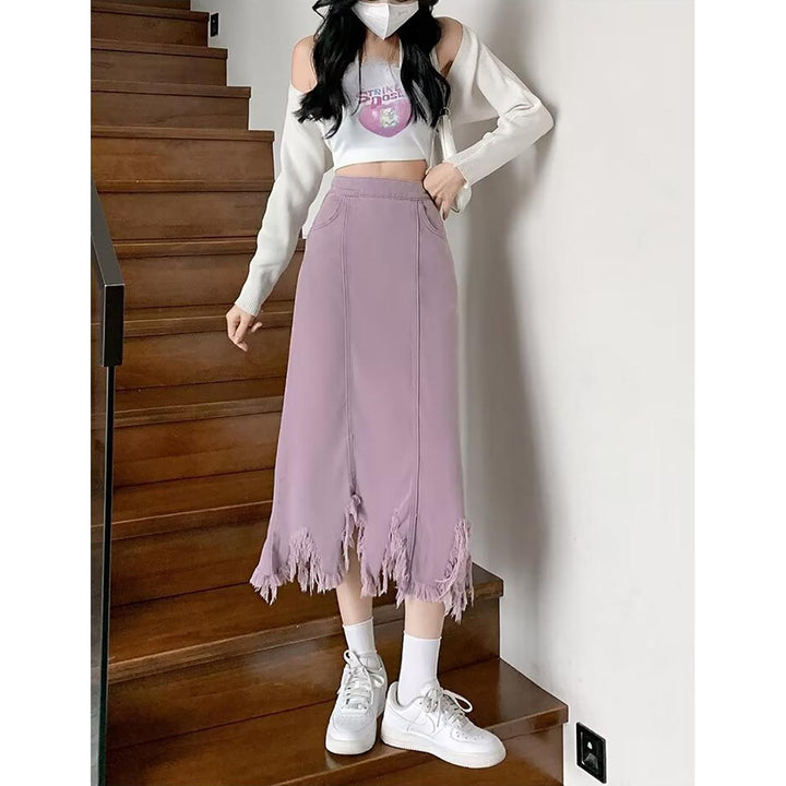 Flared Midi Skirt