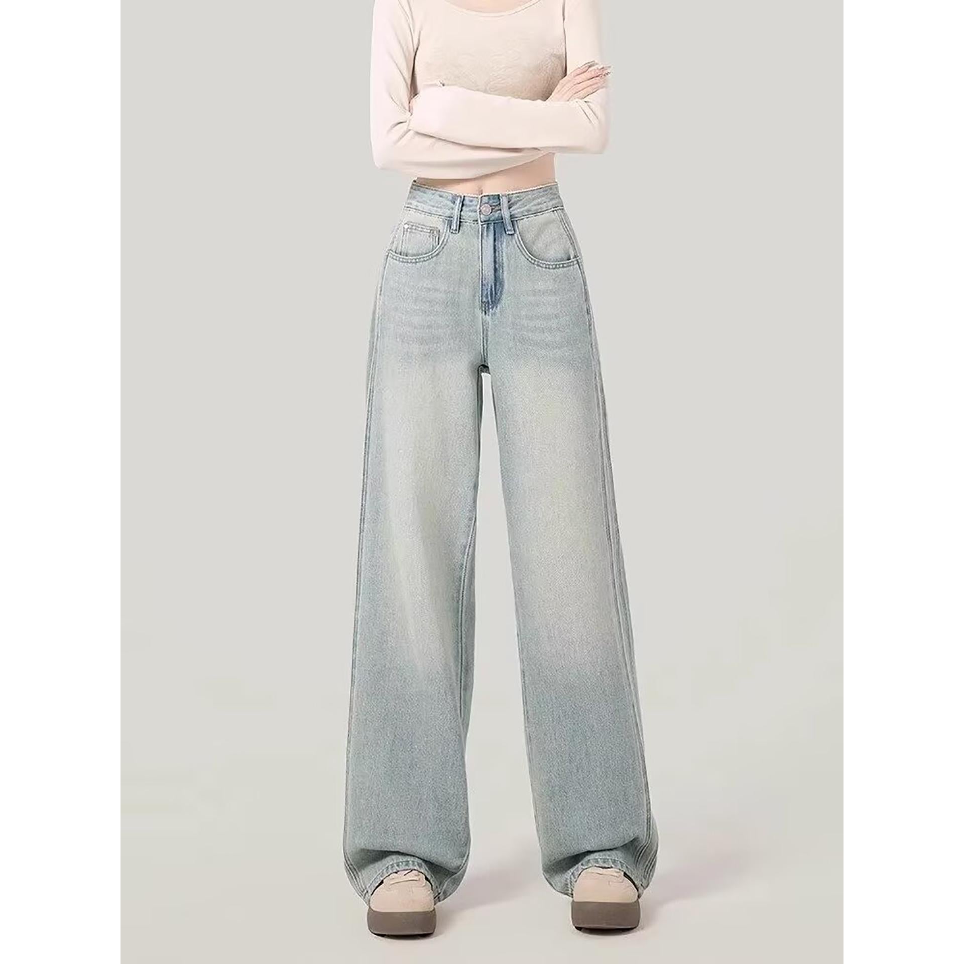 Women Straight Fit Light Fade Jeans