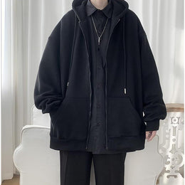 Men Lightweight Open Front Jacket