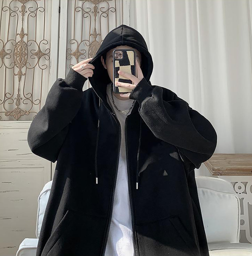 Men Lightweight Open Front Jacket