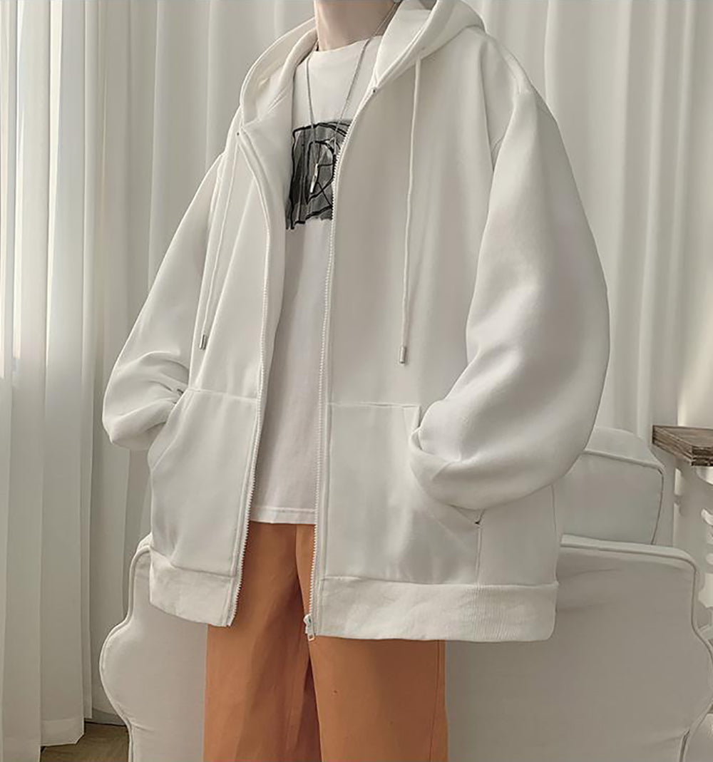 Men Lightweight Open Front Jacket