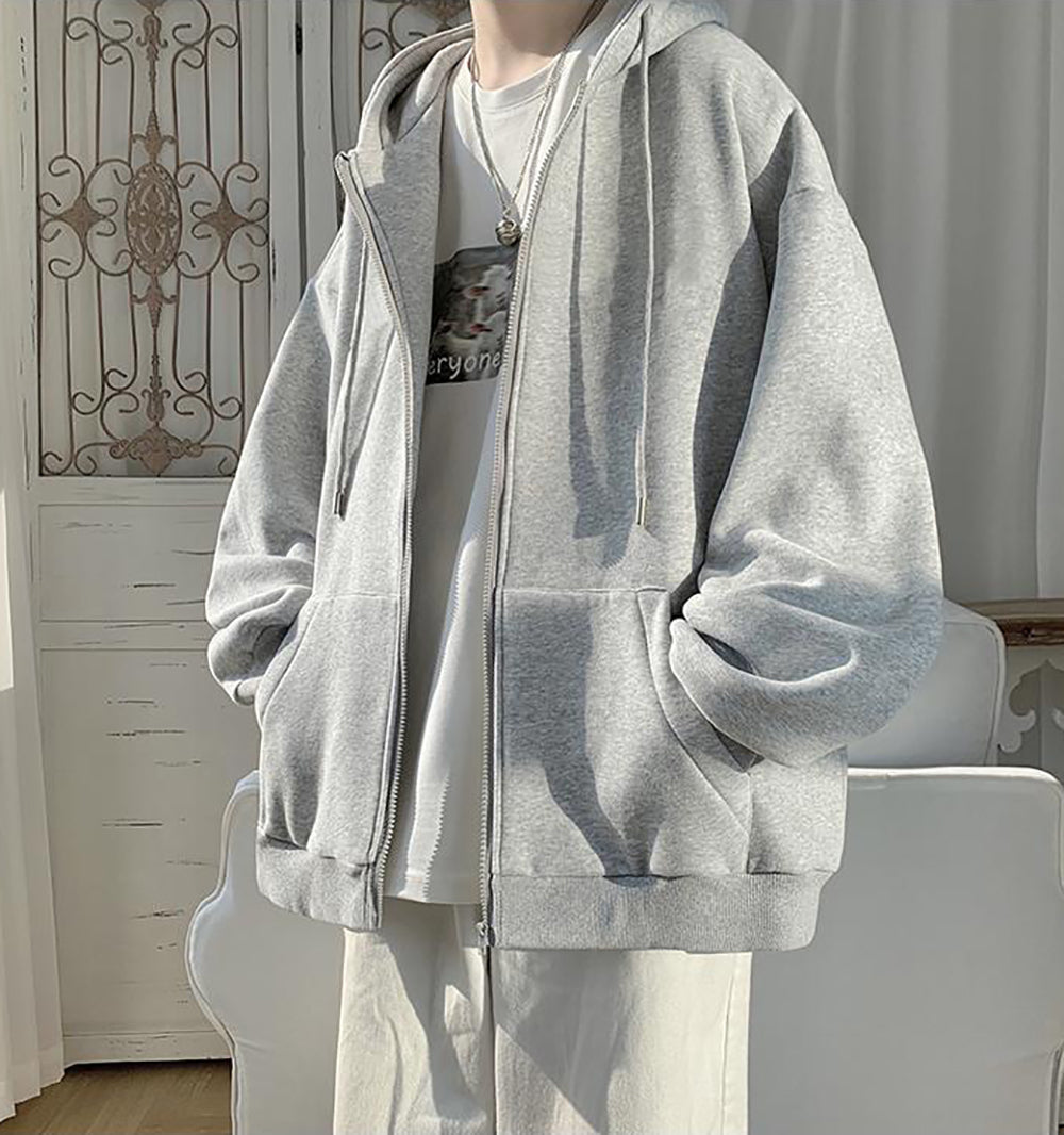 Men Lightweight Open Front Jacket