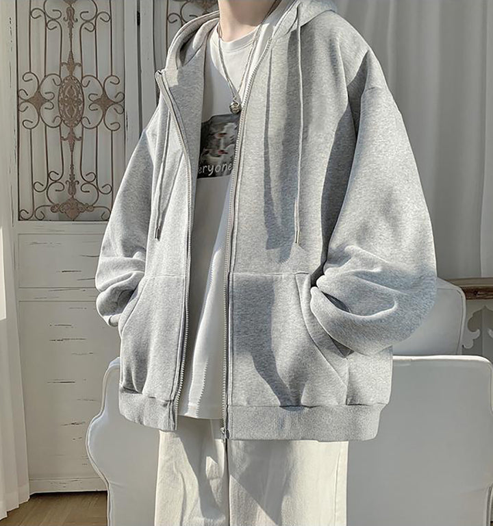 Men Lightweight Open Front Jacket