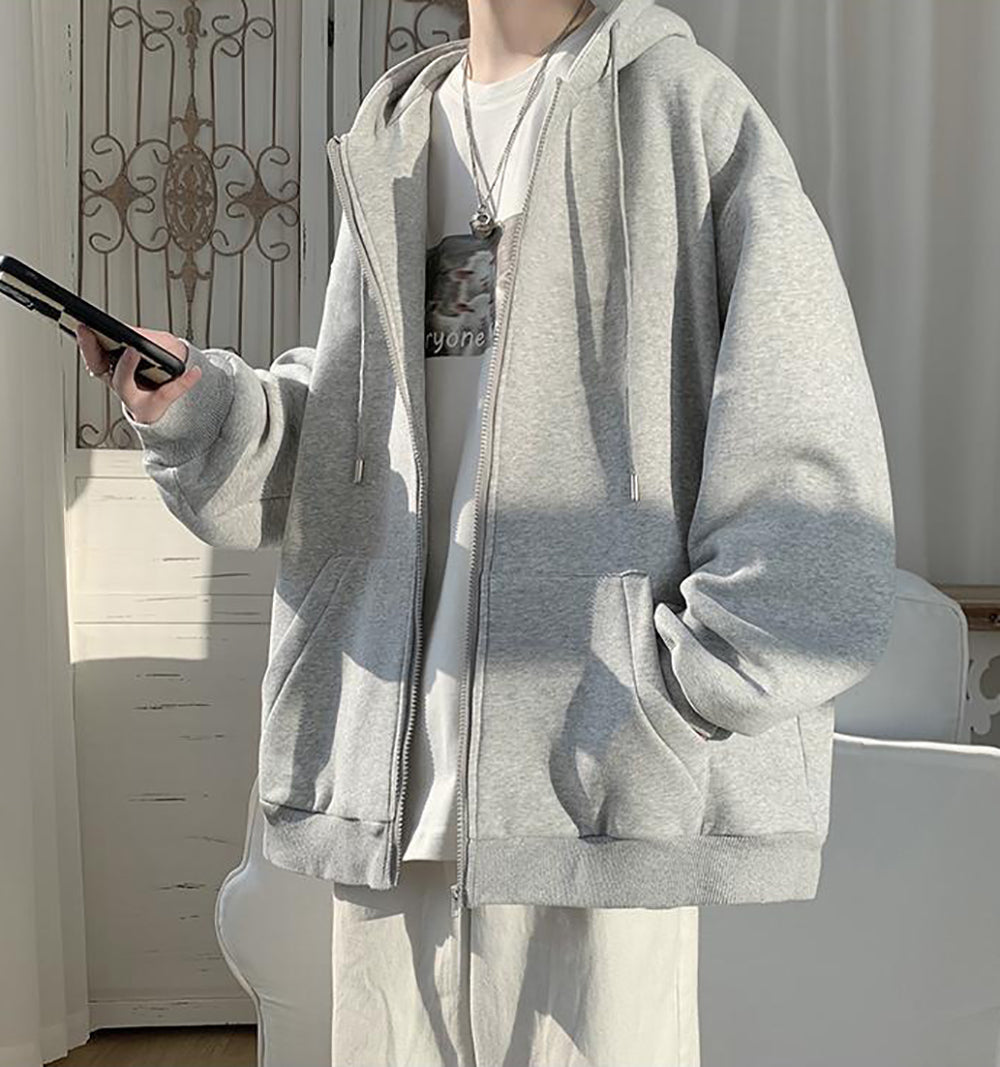 Men Lightweight Open Front Jacket