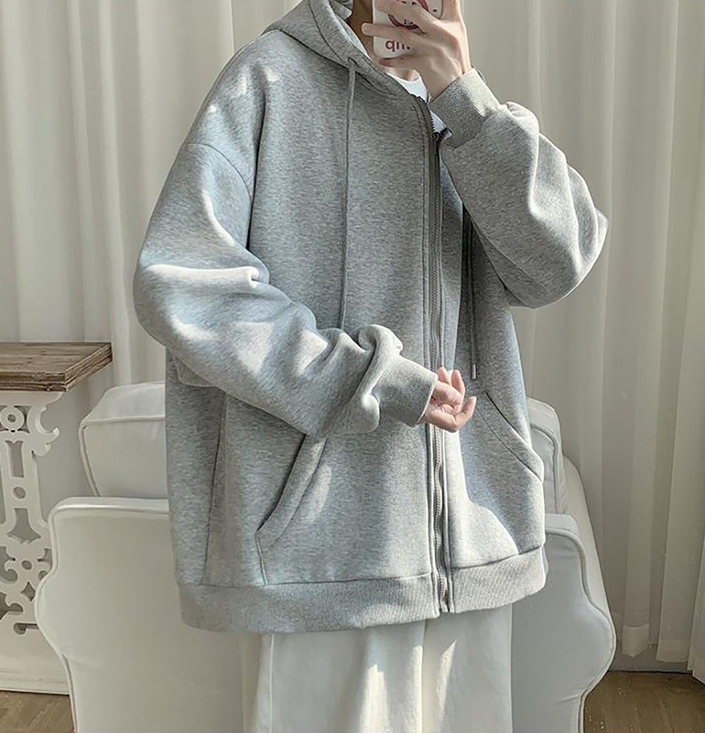 Men Lightweight Open Front Jacket