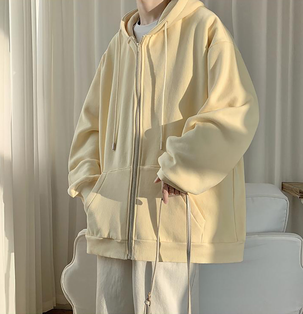 Men Lightweight Open Front Jacket
