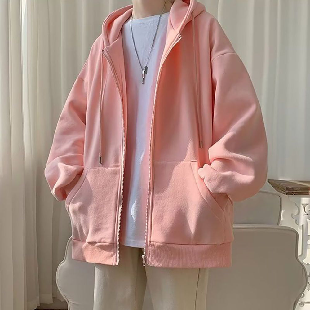Men Lightweight Open Front Jacket