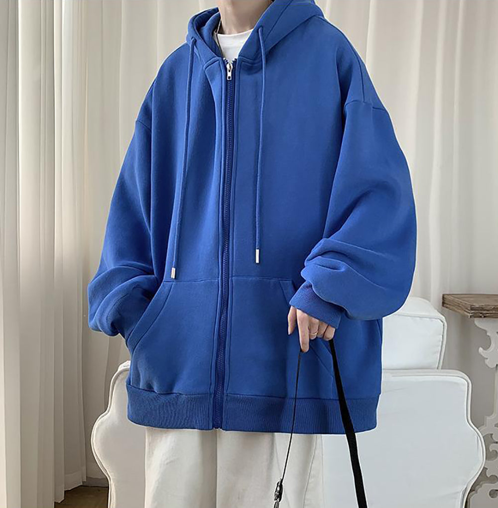 Men Lightweight Open Front Jacket