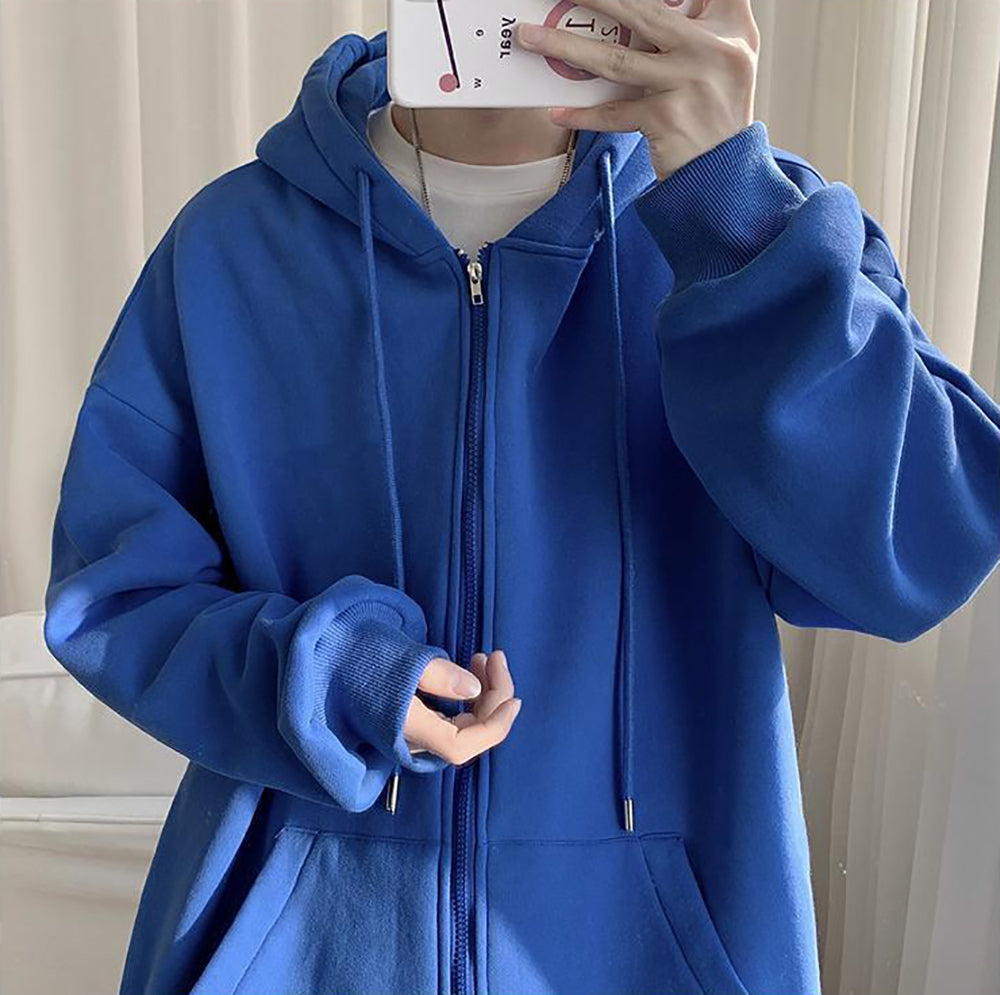 Men Lightweight Open Front Jacket