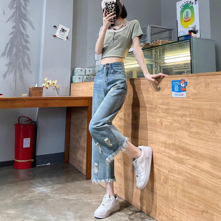 Mid-Rise Slim Fit Jeans