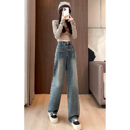 Mid-Rise Mom Fit Jeans